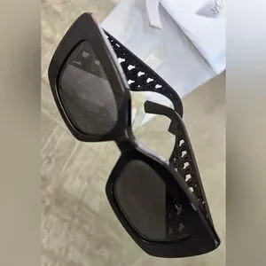 Dior | Accessories | Dior Black Oversized Sunglasses With  display picture 3